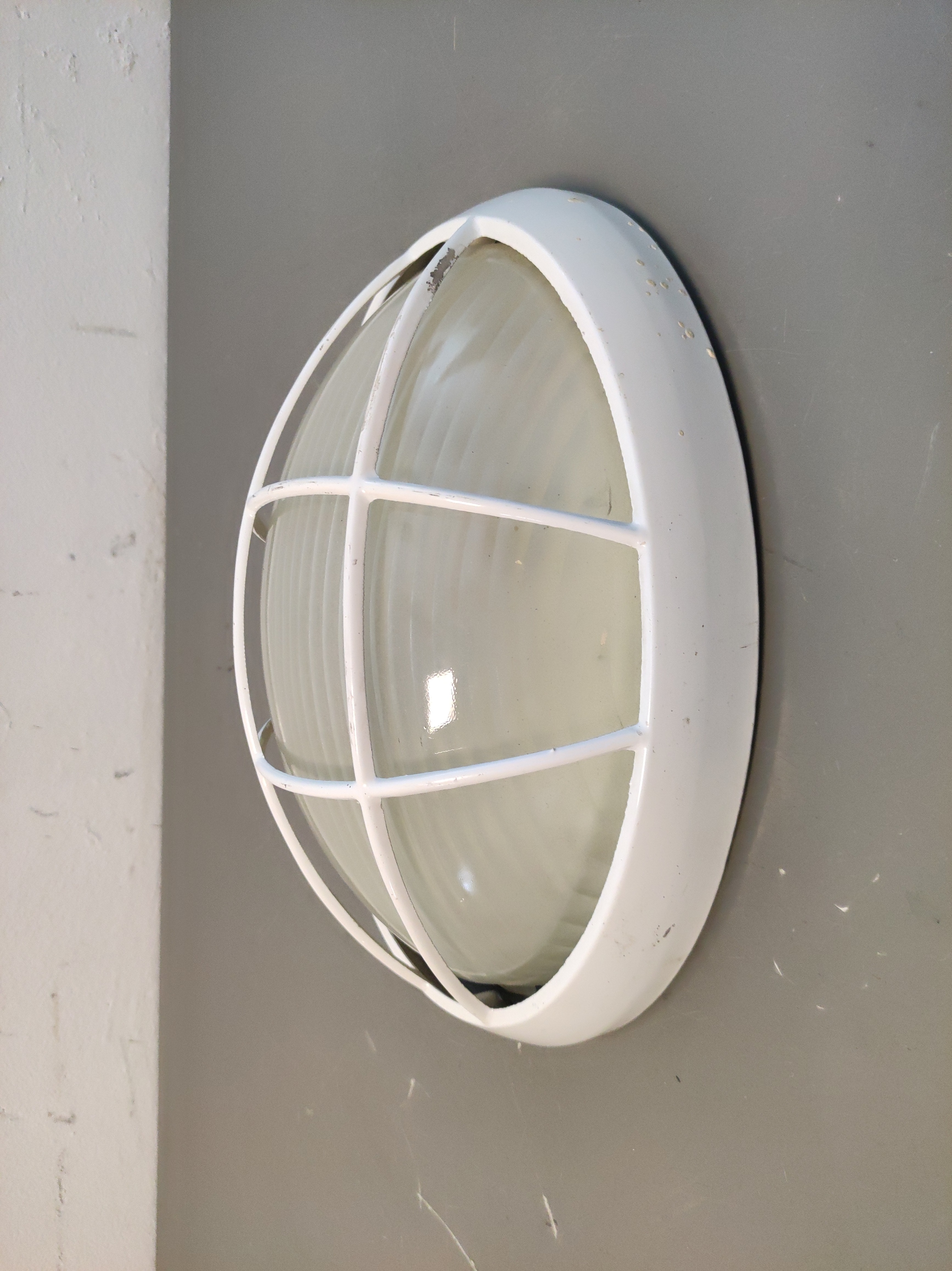 aplique pared techo metal cristal 32x20.5x11 1u